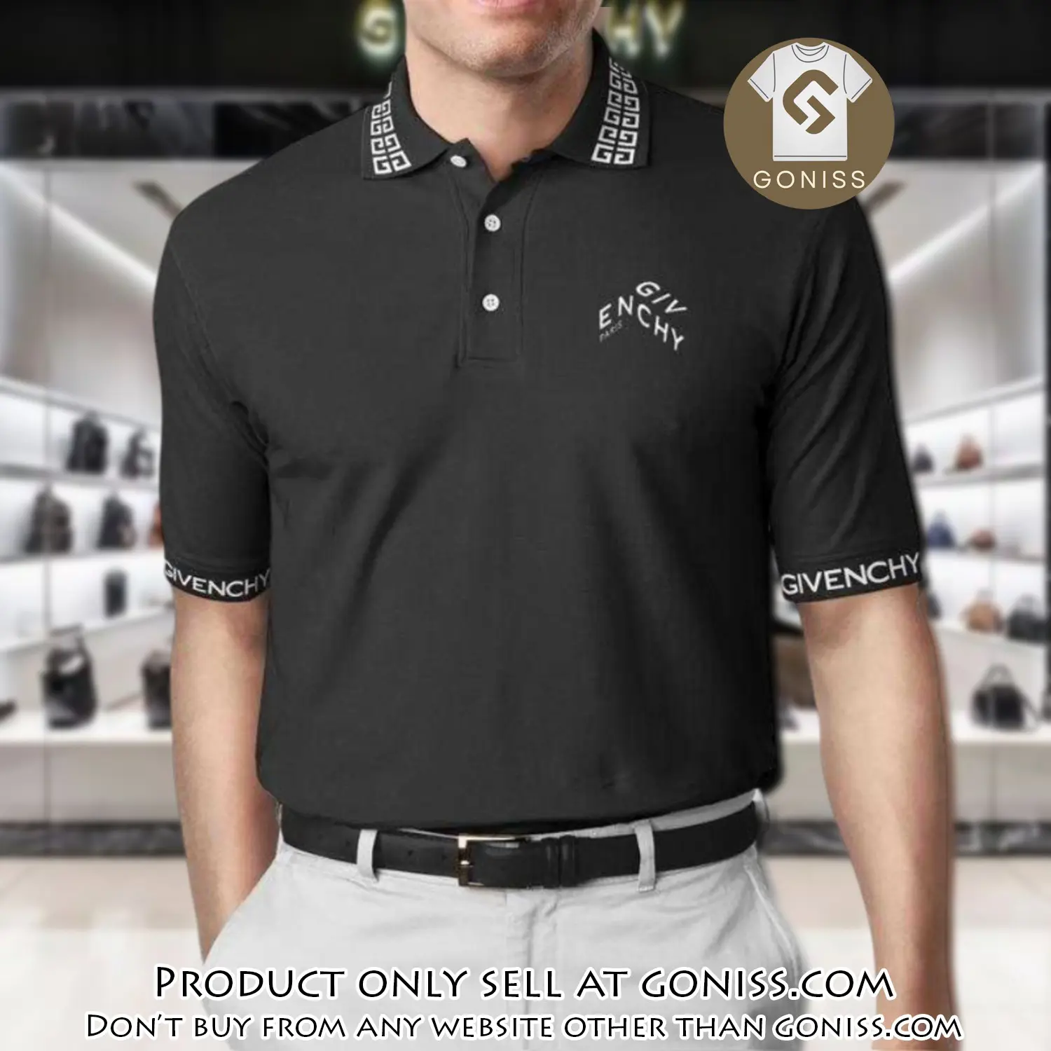 Givenchy premium polo shirt  luxury polo shirt for men pls518 gn0743544